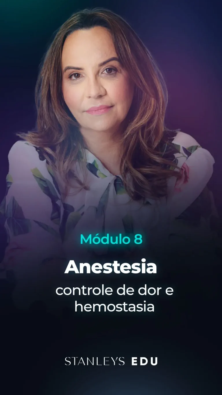 Anestesia, controle de dor e hemostasia